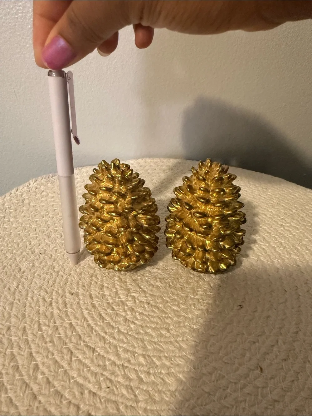 Gold Pinecone Decorative Accent Set - Home Accents